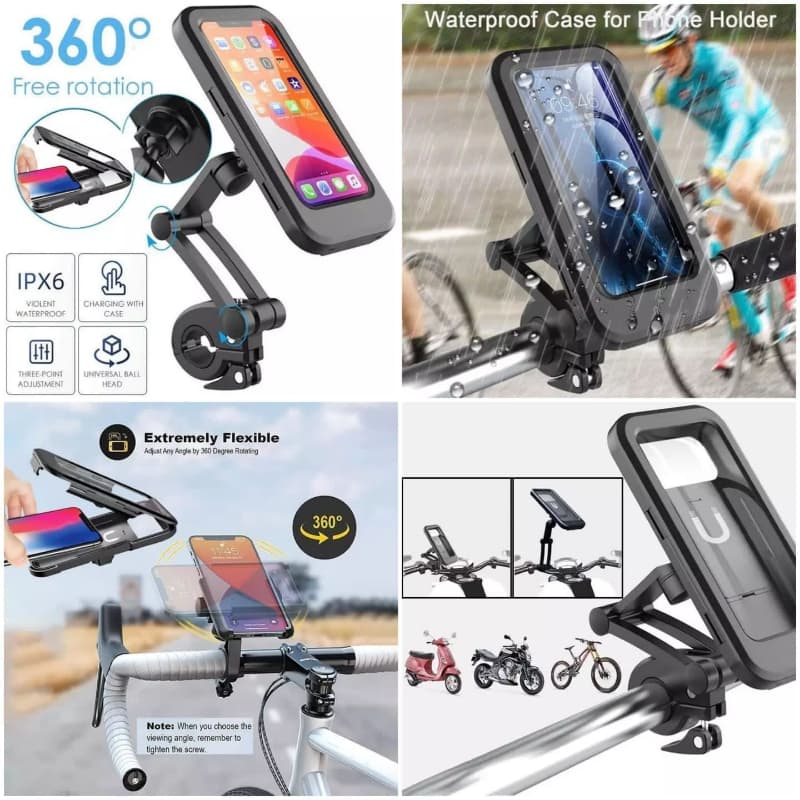 *Bike 360 Rotating Waterproof Mobile Holder